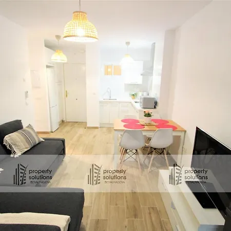 公寓 03 Hercules - Apartamento De Un - Piscina De Temporada, Playa Y Excelente Wifi 贝纳尔马德纳
